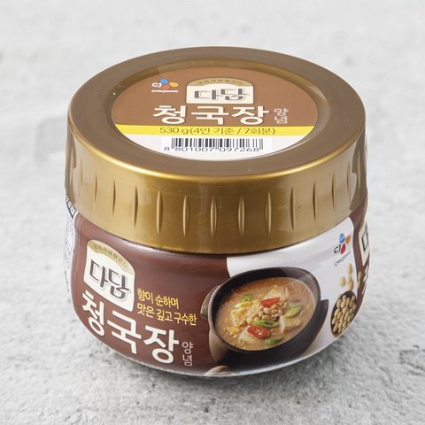 다담 청국장 양념, 530g, 1개