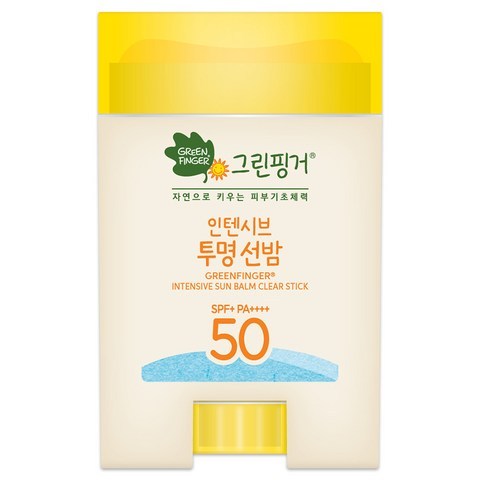 그린핑거 인텐시브 선밤 투명 SPF50+ PA++++, 20g, 1개