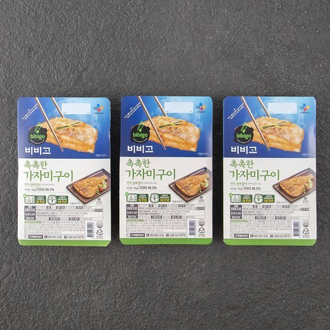 비비고 가자미구이, 70g, 3개