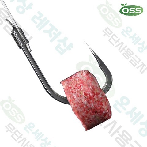 [OSS] 민물 낚시 속공짜개 떡밥 단백질 어분 미끼, 1팩
