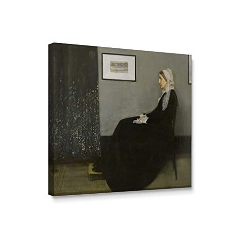 - 회색과 검은 색 정렬 세계에서 가장 유명한 그림 시리즈 캔버스 벽 아트 홈 (04 Arrangement in Grey and Black No 1 20