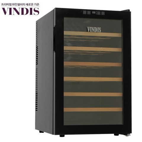 빈디스 반도체 12본입 28본입 싱글 와인셀러 와인냉장고, BW-35D1