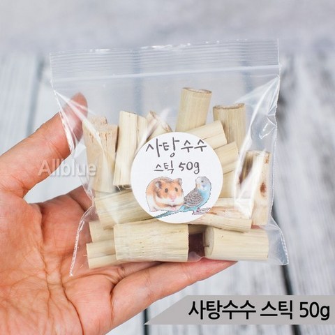 건조 사탕수수 50g 앵무새간식 햄스터 토끼 이갈이, 없음