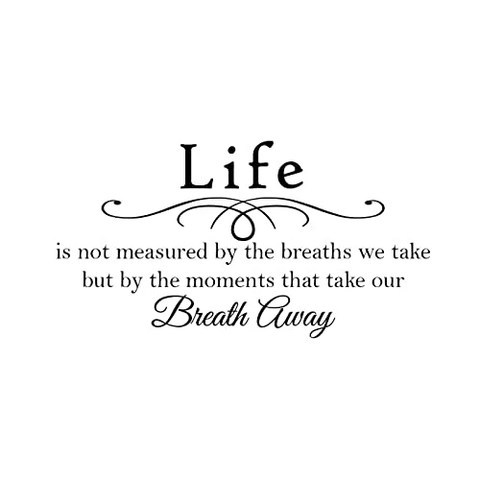 Newclew Life is not Measured by The Number of Breaths we take but by The Moment (Number of Breaths)