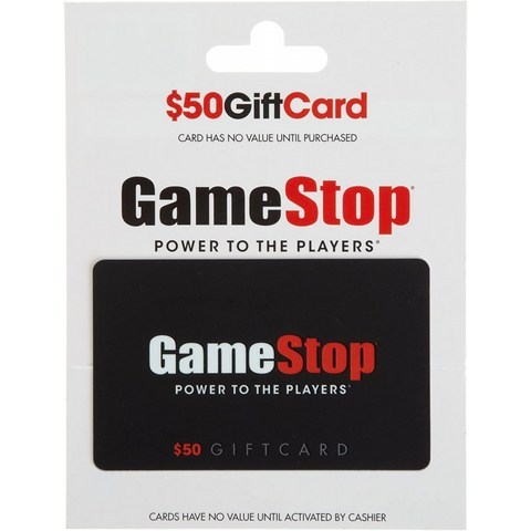 게임스톱 기프트 카드 $50: 기프트 카드, 단일옵션