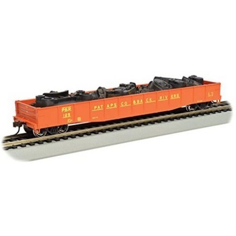 Bachmann 스크랩로드가 포함 된 50-6 드롭 엔드 곤돌라 차량 훈련-PATAPSCO amp; BACK RIVERS-HO Scale, One Color_One Size, One Color_One Size, 상세 설명 참조0