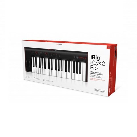 IK Multimedia iRig Keys 2 PRO 37키 MIDI 키보드 컨트롤러 이어폰 인터페이스