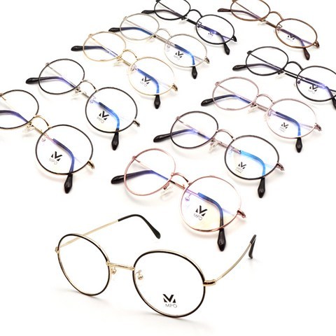 블루라이트차단(FDA승인렌즈 포함) 소형 16컬러 어린이 동글이 안경