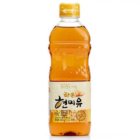 라온 국산100% 현미유 500ml, 1병