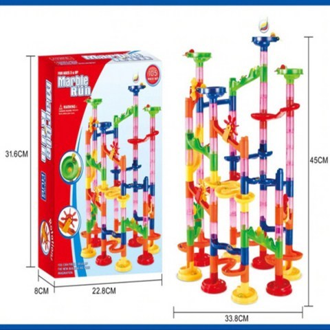 마블런 구슬 미끄럼틀 교육 놀이 장난감, 미끄럼틀 장난감