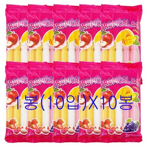 오키오 아이스바 트로피칼바 450ml x 10봉(100개), 99999