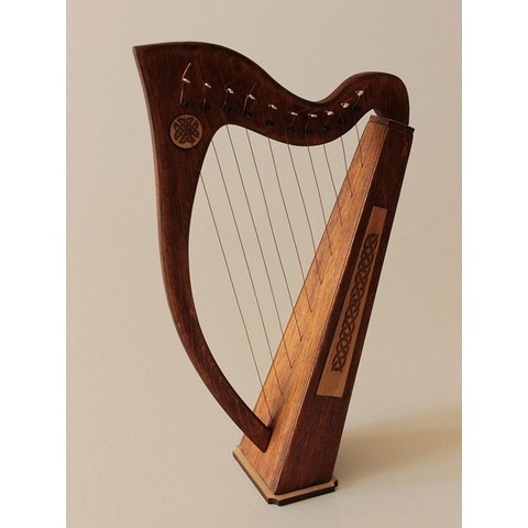 연습 초보 초급 전공 용 하프 Zhuang Shengmengdie harp-miniature 악기 작은 미니 6 12 페달 그랜드 리라 켈틱, 10 현