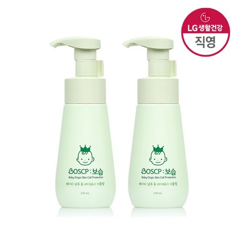 베비언스 보습 베이비 샴푸 워시 거품형 270ml 2개, 단품