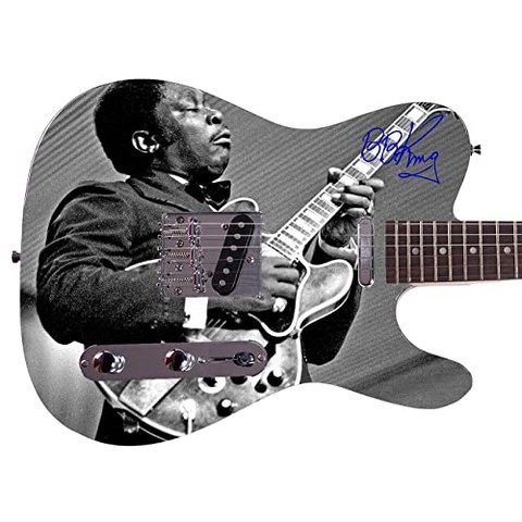 EOM B.B. 킹 로그인 서명 사용자 지정 그래픽 기타 - E065607D536B4T4, 기본