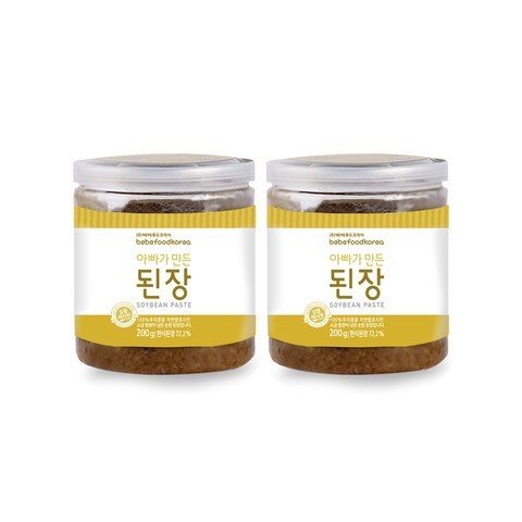 베베푸드 된장(소) 200g*2EA 아기양념, 2개입