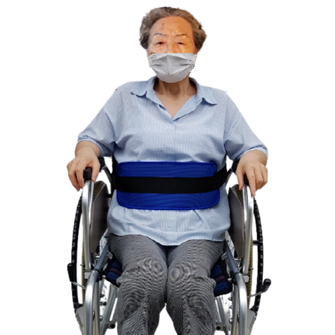 [휠체어용품 전문몰] 국산 메쉬망사 휠체어 안전벨트. 통풍성 향상. 휠체어 벨트. 휠체어 안전띠. 도수치료. 휠체어 대여., 1개입