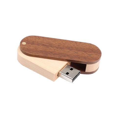 FWT 64GB 휴대용 USB 2.0 플래시 드라이브 단단한 나무 둥근 모서리 회전 펜 드라이브 메모리 스틱 엄지 U 디스크