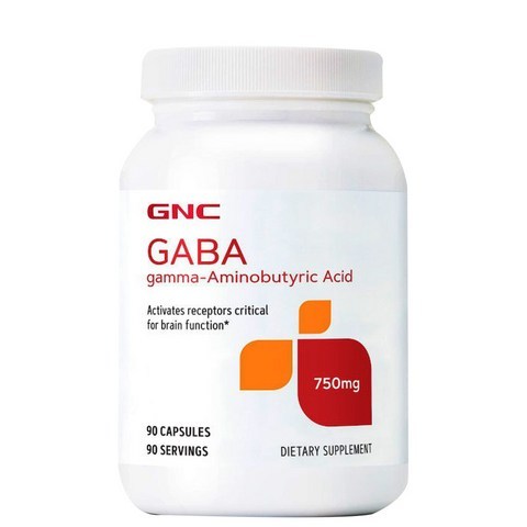 GNC 가바 750 (90캡슐) GABA 750mg 90caps, 0.25oz, 1개