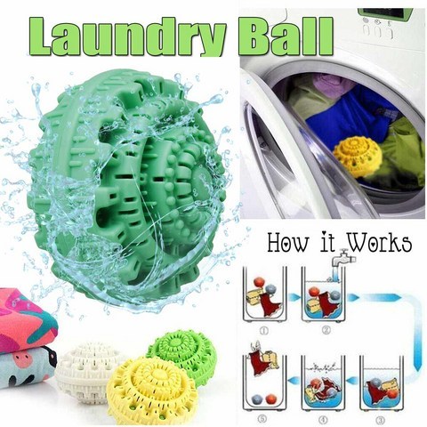 1PCS Washing Ball Magic Laundry Ball No Detergent Wash Wizard Style Washing Machine Lint Catcher Lint Removers With Clothes, 단일옵션선택개