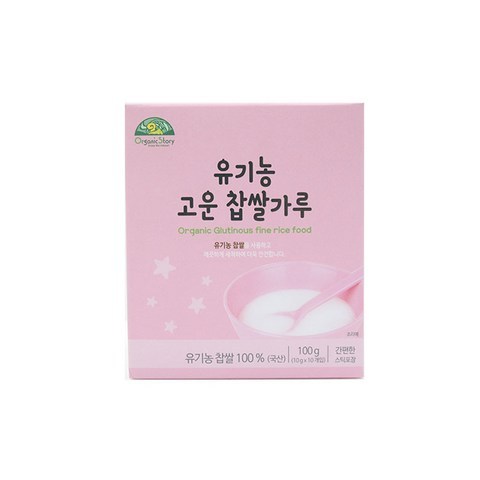 오가닉스토리 유기농 고운 찹쌀가루 100g, 1개