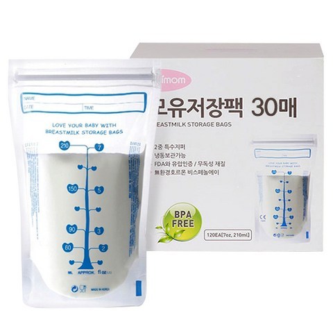 유니맘 모유저장팩 210ml, 30매, 1개