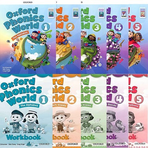 Oxford NEW Phonics World 뉴 옥스퍼드 파닉스 월드 1 2 3 4 5 (with download the app), Studentbook 3권