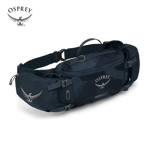 Osprey Savu 오스프리 사브 힙색 자전거 허리 물병 가방, Slate 블루