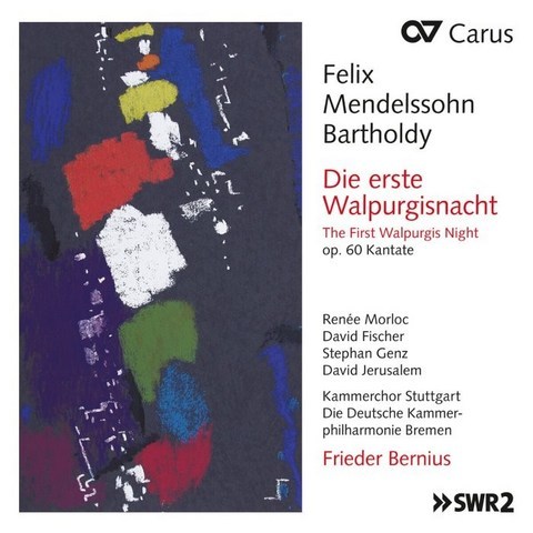Frieder Bernius 멘델스존: 칸타타 첫 번째 발푸르기스의 밤 (Mendelssohn: Die erste Walpurgisnacht Op. 60), Carus, CD