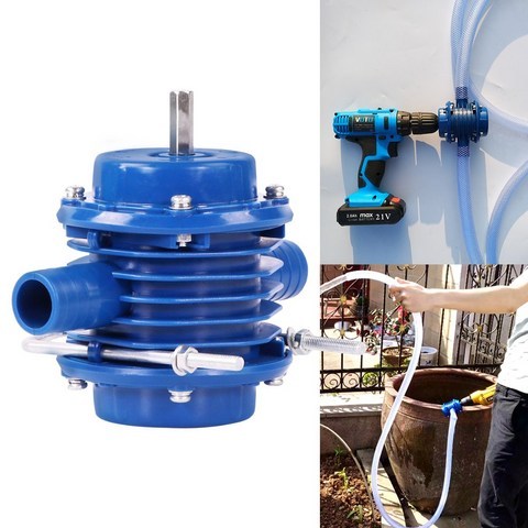 Drill Pump 소형 드릴펌프 미니 워터펌프 양수기 급수 배수 펌프 수족관 물빼기