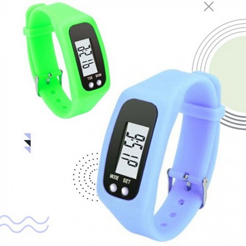 [히트템] led 만보기 전자시계 디지털 손목 시계 만보계, 00_05만보기 시계/민트