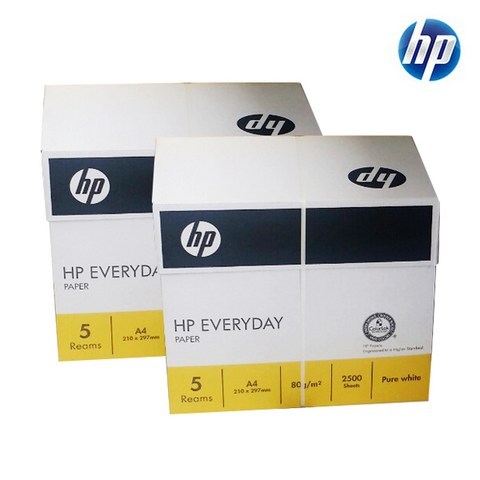 HP A4 80g 복사용지 2BOX 5000매 A4용지