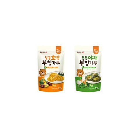 우리애들밥상 달콤호박 1EA+튼튼야채 1EA 1SET