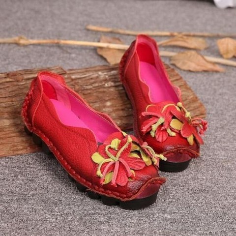 [해외] M32713709999U72 가을 꽃 수제 신발