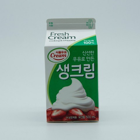 서울 냉장 생크림 500ml, 단품