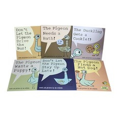 Mo Willems Pigeon 6 Book Collection, Walker Books