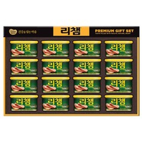 리챔 16호 햄 선물세트 + 쇼핑백, 1세트
