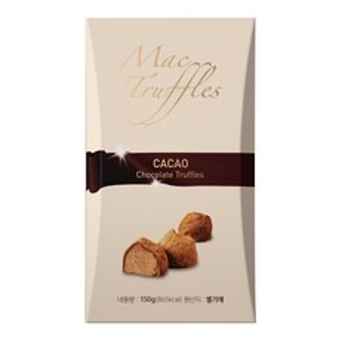 [맥] 트러플스 카카오 초콜릿, 150g, 1개