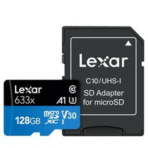 렉사 High-Performance microSDXC UHS-I 633배속 메모리카드, 128GB