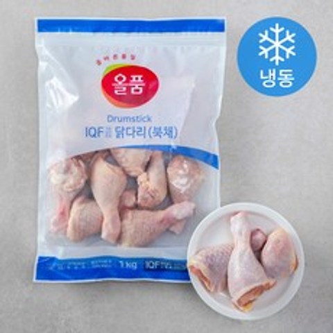 올품 닭다리 북채 IQF (냉동), 1kg, 1개