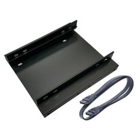 D2 듀얼가이드 SSD 데스크탑 장착용 가이드세트, 브라켓 1p + SATA케이블 (랜덤 발송) 1p, 1세트
