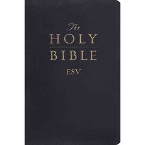 Holy Bible: English Standard Version Black Imitation Leather Red Letter Gift and Award Bible, Crossway Books