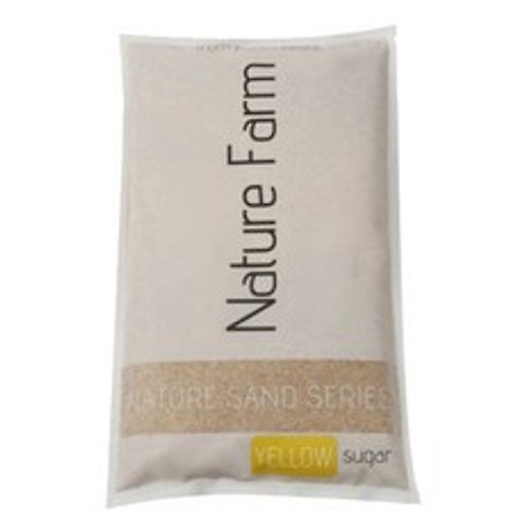 네이쳐팜 Nature Sand YELLOW sugar 수족관 모래 2kg, 1개