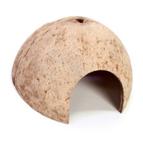 HTNATURAL 코코넛 은신처 수족관용품, 1개