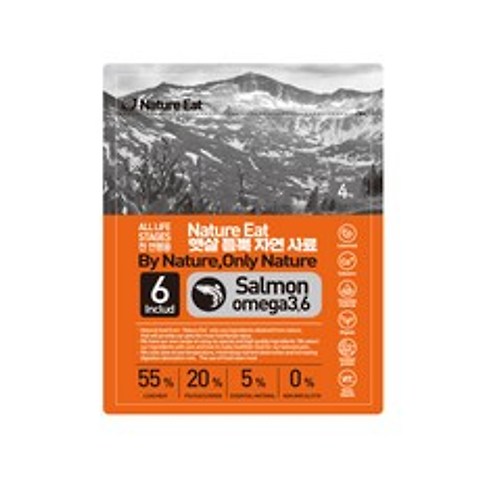 네이처잇 햇살 듬뿍 자연 수제사료, 연어, 4kg