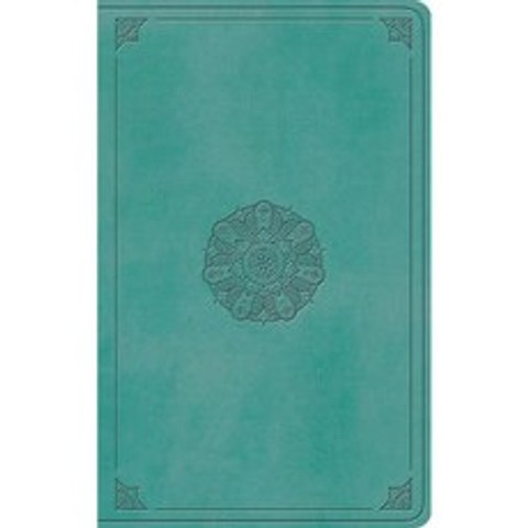 ESV Large Print Value Thinline Bible (Trutone Turquoise Emblem Design) : Esv Large Print Value Thinline Bible, Crossway Books