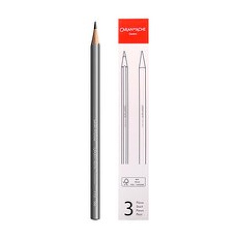 까렌다쉬 그라프우드 전문가용 연필 3p, 2B, 1개