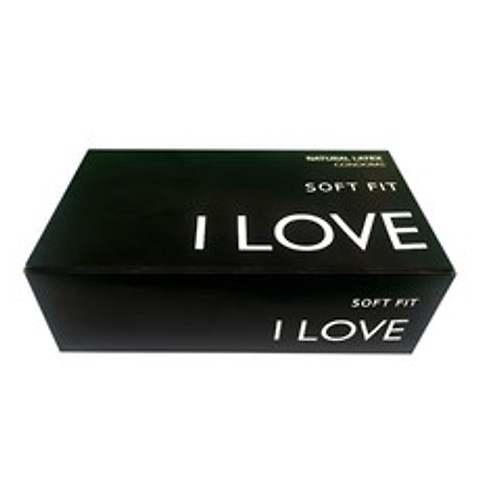 I LOVE 라텍스 소프트 핏 초박형 콘돔 0.03, 100개입, 1개