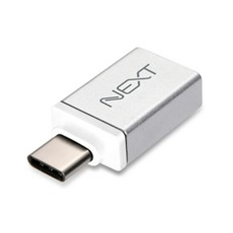 넥스트 USB 3.1 타입C 변환 젠더 NEXT-1512TC, Silver, 1개