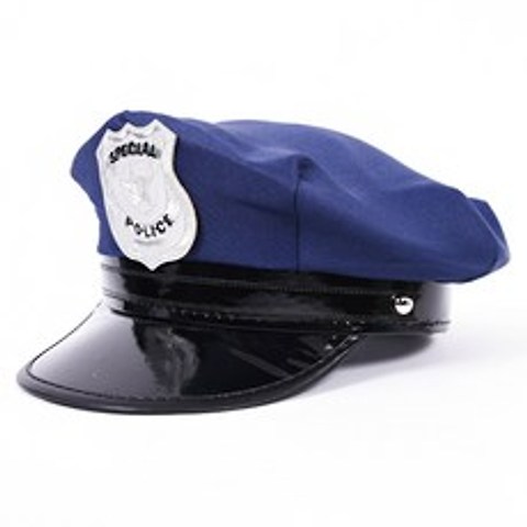 경찰 모자 파티용품, 다크블루, 1개