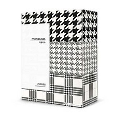 모나리자 Design 시리즈 미용 티슈 250매 x 3종 세트, 1세트